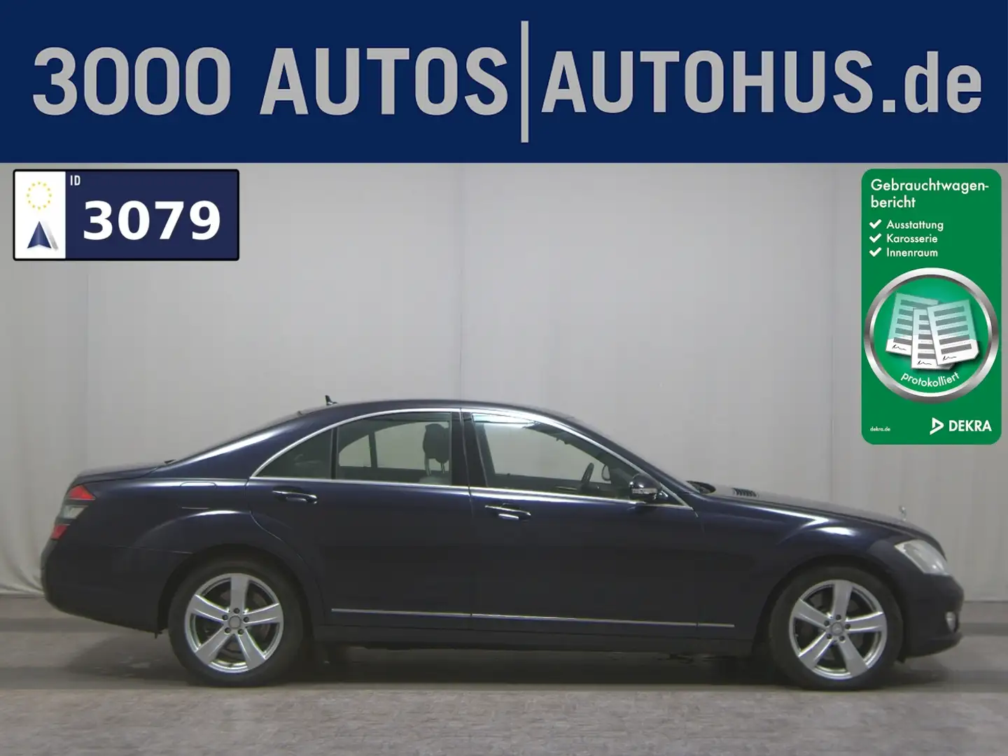 Mercedes-Benz S 500 Leder Navi Xenon Distr.+ Memory RFK Albastru - 1
