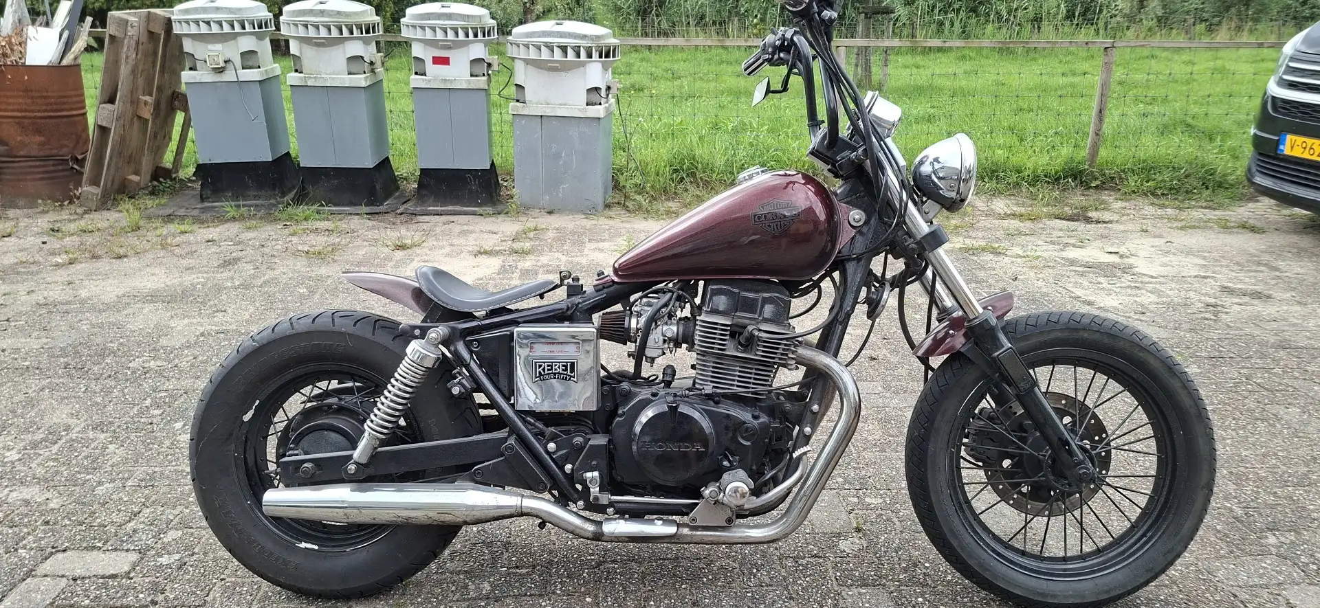Honda CMX 450 bobber chopper Barna - 1