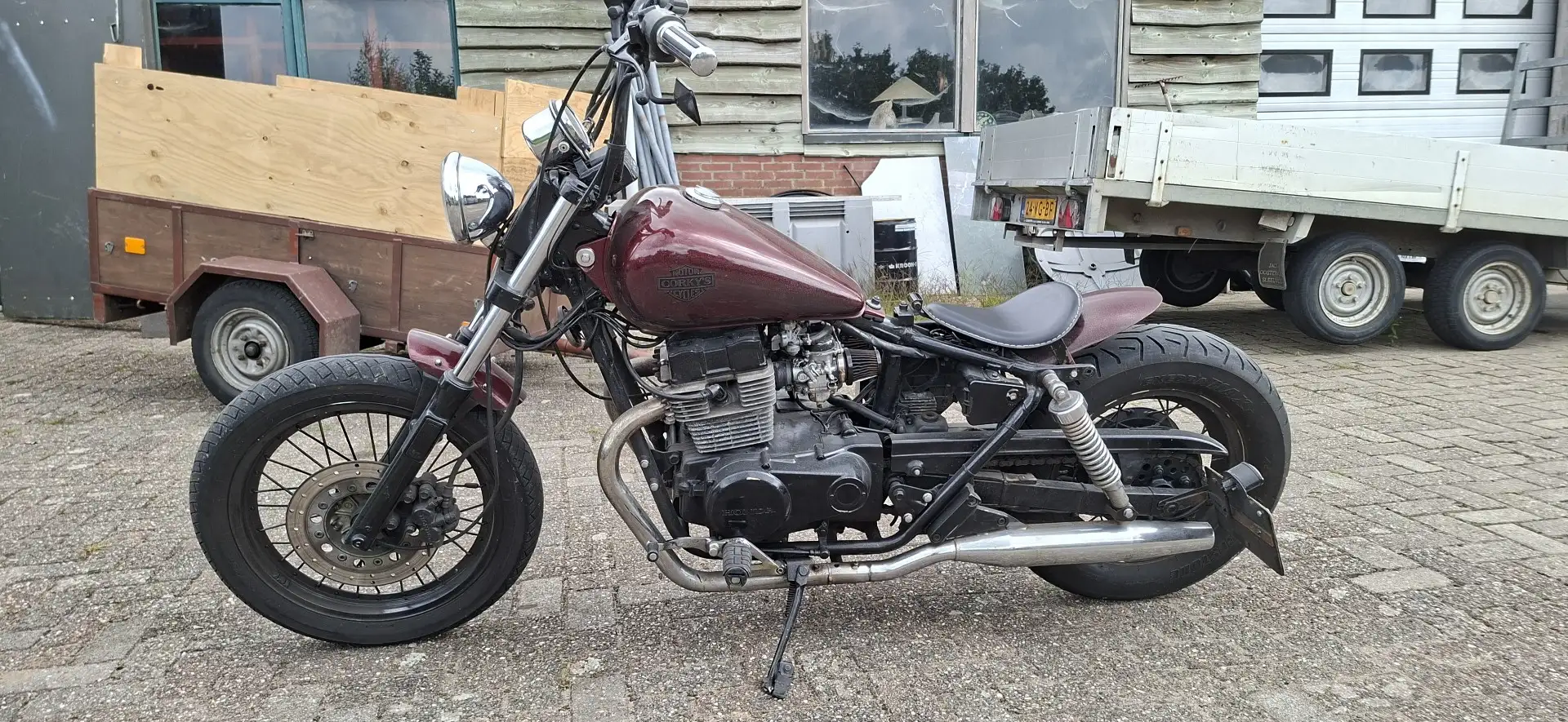 Honda CMX 450 bobber chopper Bruin - 2