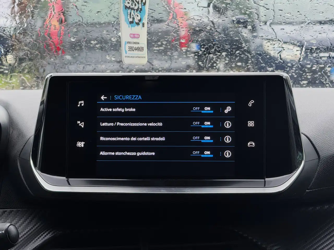 Peugeot 208 1.2 Puretech Active S 75CV LED IVA ESPOSTA DISTRIBUZIONE EFFETTUATA UNICO PROPRIETARIO, миниатюра 10