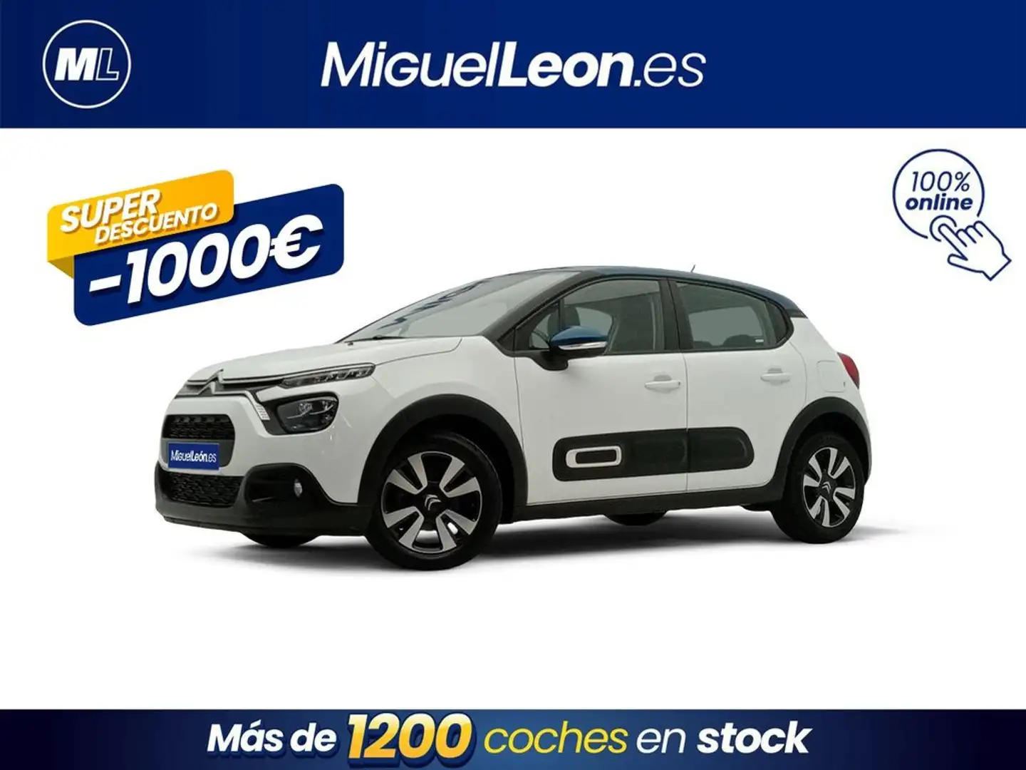Citroen C3 PureTech 60KW (83CV) Feel Pack Blanc - 1