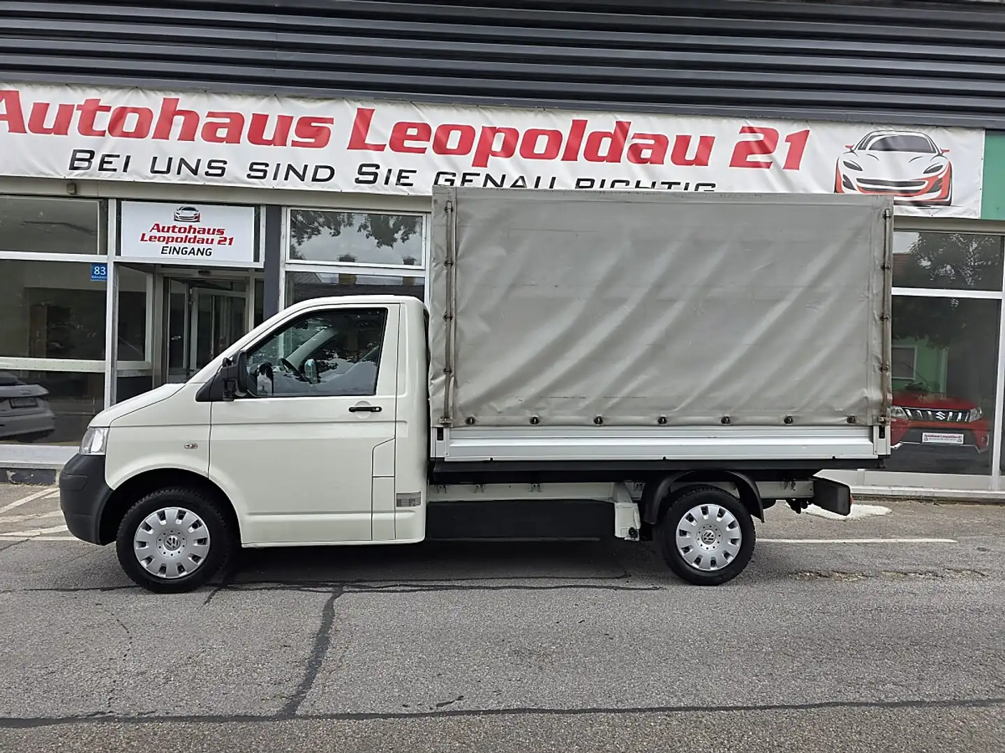 Volkswagen T5 Pritsche LR 1,9 TDI Weiß - 2