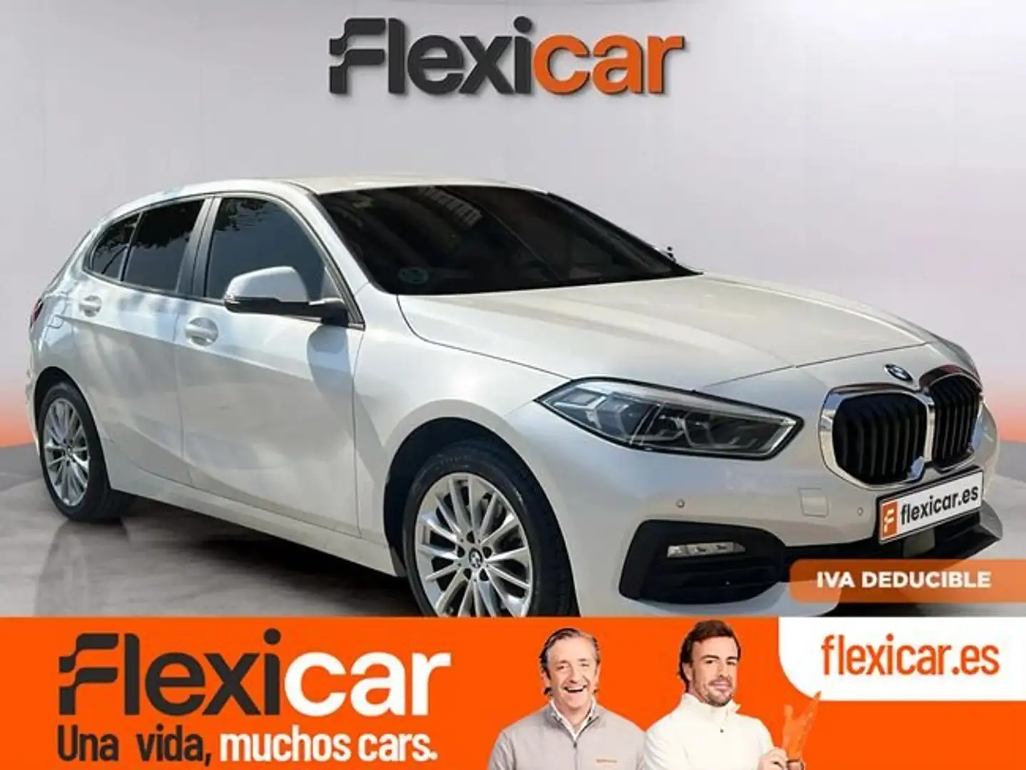 BMW 118 118i Blanc - 1