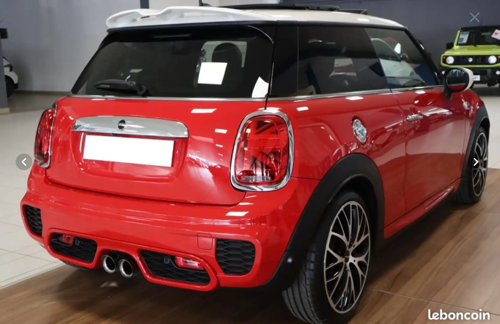 MINI John Cooper Works Hatch 3 Portes John Cooper Works 231 ch BVA8 Rouge - 2