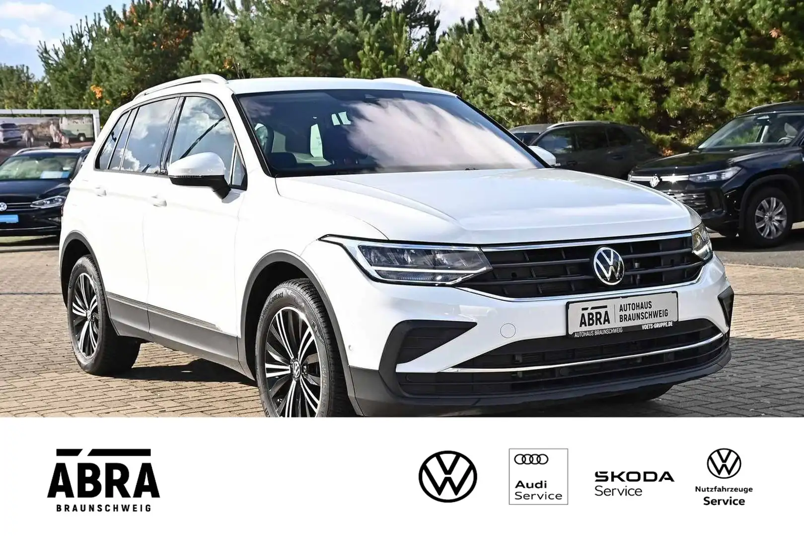 Volkswagen Tiguan 1.5 TSI Active DSG LED+CAM+LANE+ACC+PDC Blanc - 2