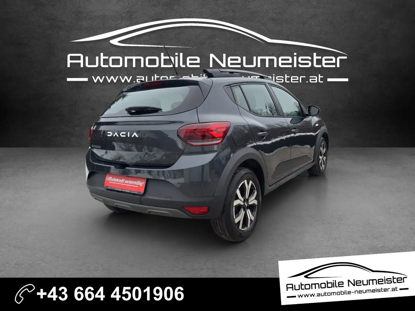 Dacia Sandero Stepway TCe 90 Stepway|Klimaaut.|Navi|SH|1.Besitz Grau - 2