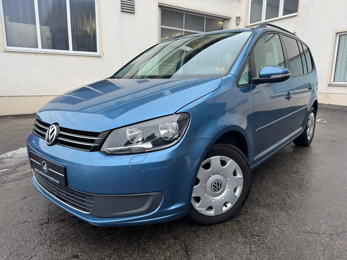 Volkswagen Touran TDI Comfortl. BMT 7SITZ SHZ TEMPO AHK PDC Bleu - 1