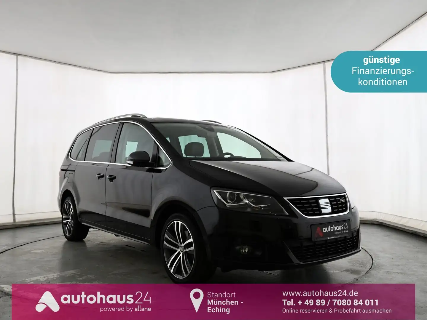 SEAT Alhambra 1.4 TSI FR-Line Xen|Navi|ACC|Pano|PDC Schwarz - 1