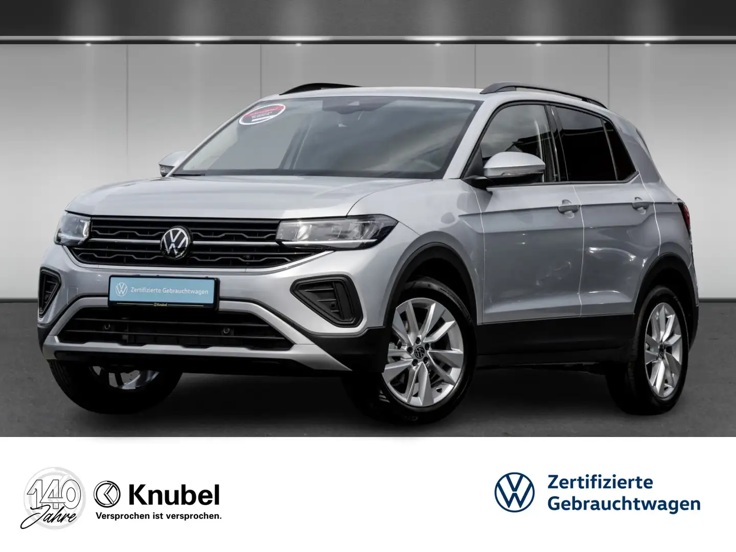 Volkswagen T-Cross Life 1.0 TSI DSG LED Keyless TravelAss. App-Con... Argento - 1