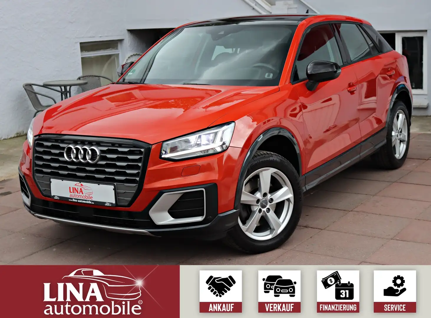 Audi Q2 1.4 TFSI Sport 2.Hd*KAMERA*ACC*LED*LANE* Portocaliu - 1
