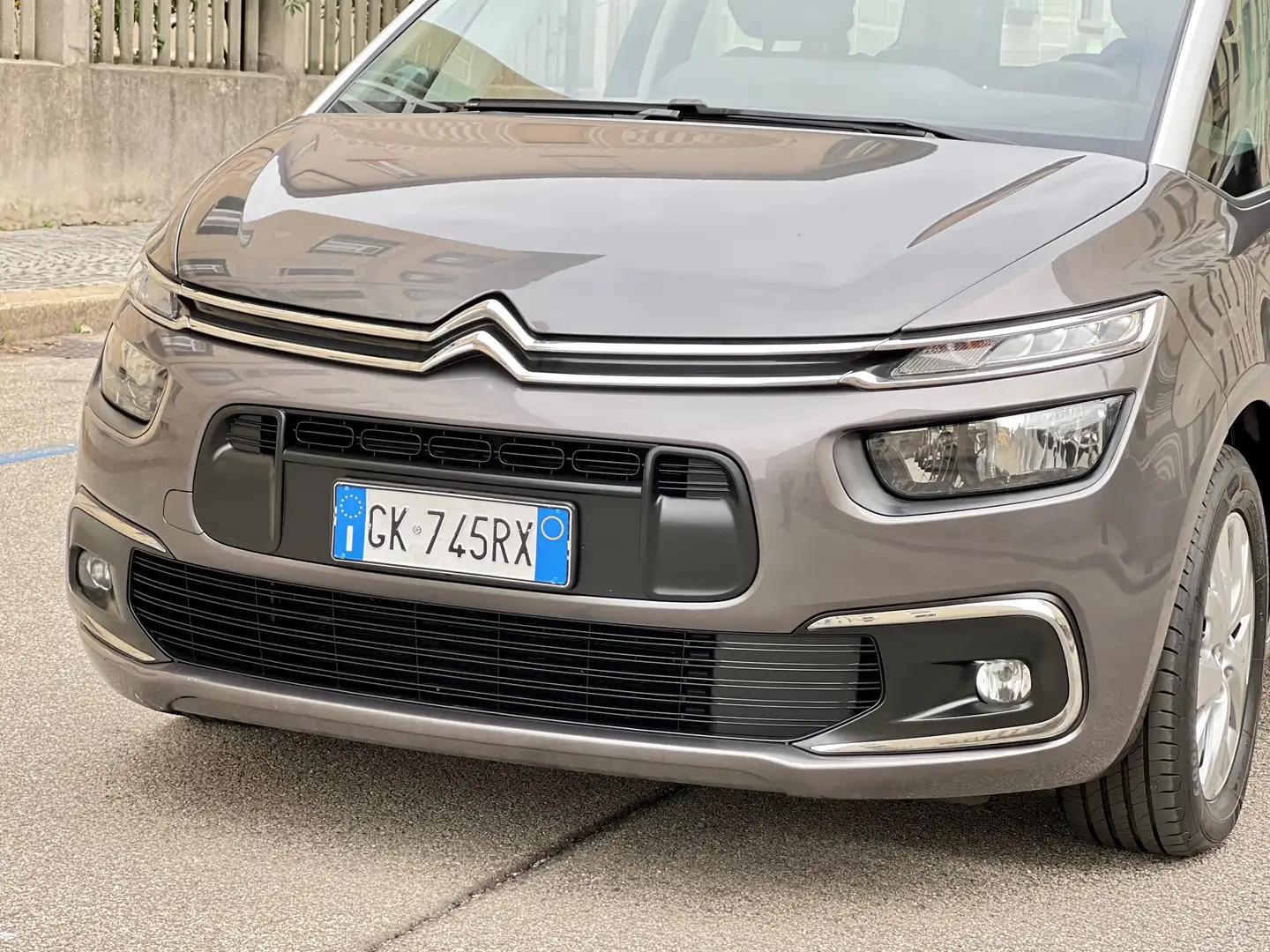 Citroen Grand C4 SpaceTourer 1.5 BlueHDi 130cv aut. EAT8 E6 7Posti Feel KM CERT Grigio - 2