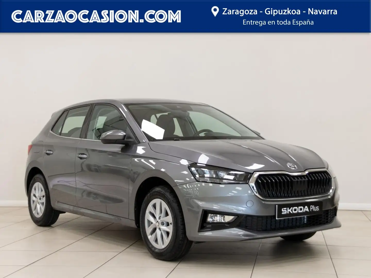 Skoda Fabia 1.0 TSI Selection 70kW Gris - 1