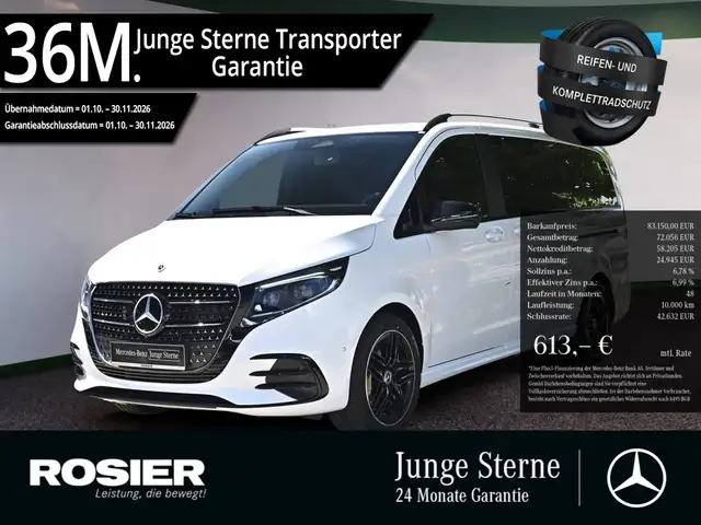 Mercedes-Benz V 300 d EXCLUSIVE AMG Lang NIGHT AHK 360° SHZ