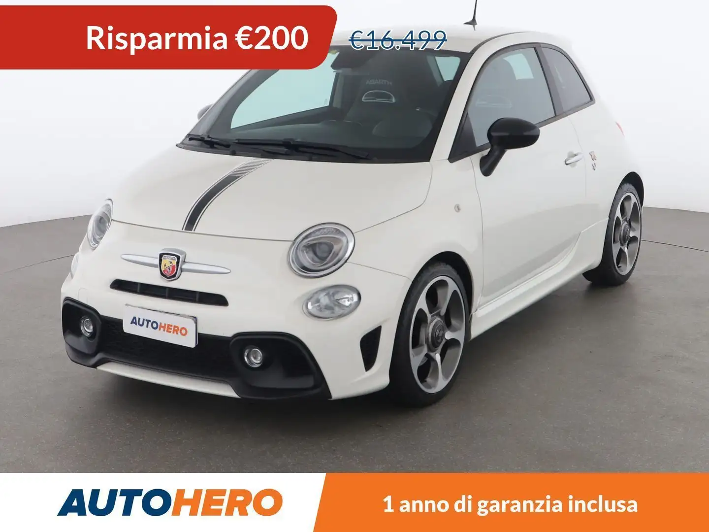 Abarth 595 1.4 Turbo Turismo Bianco - 1