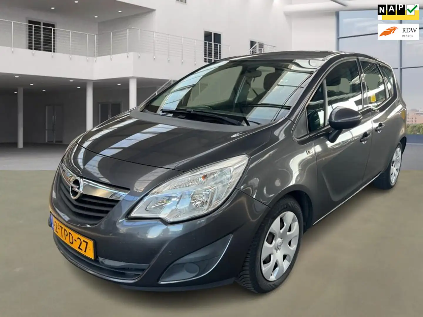 Opel Meriva 1.4 Turbo Cosmo|psensor|airco|cruise|2sleutels| Grijs - 1