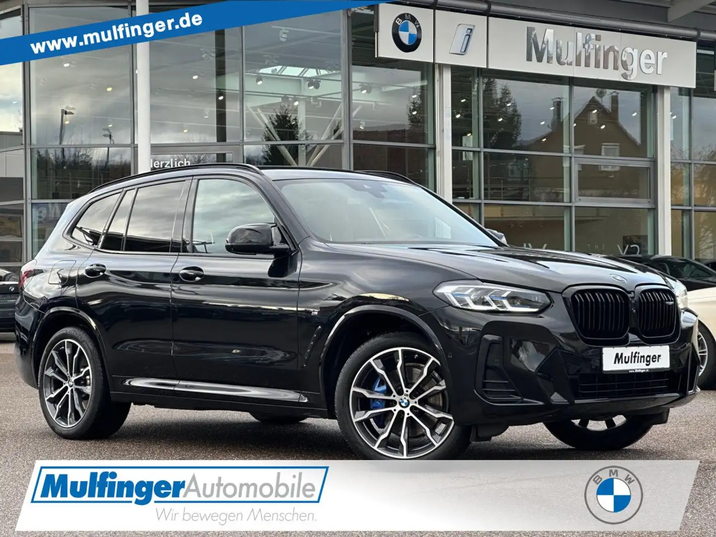 BMW X3 M 40d Standh.Laser HUD SurView Har/Kar.AHK 20" Noir - 1