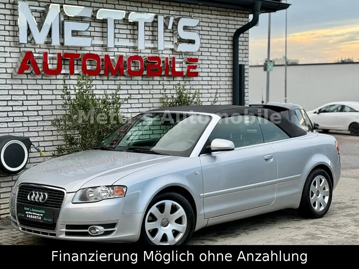 Audi A4 Cabriolet 1.8 T/Leder/SHZ/PDC/TÜV-27 Argent - 1