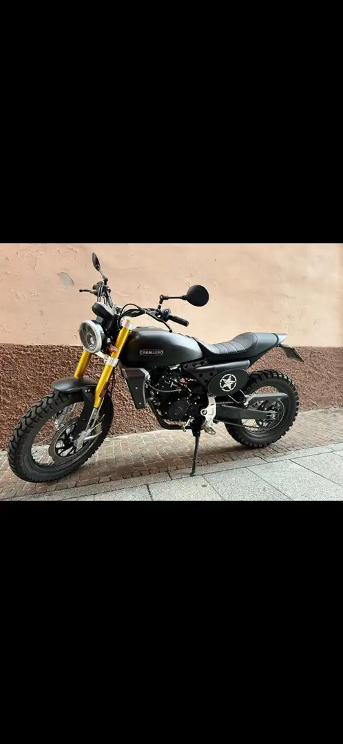Fantic Caballero 125 scrambler Noir - 1
