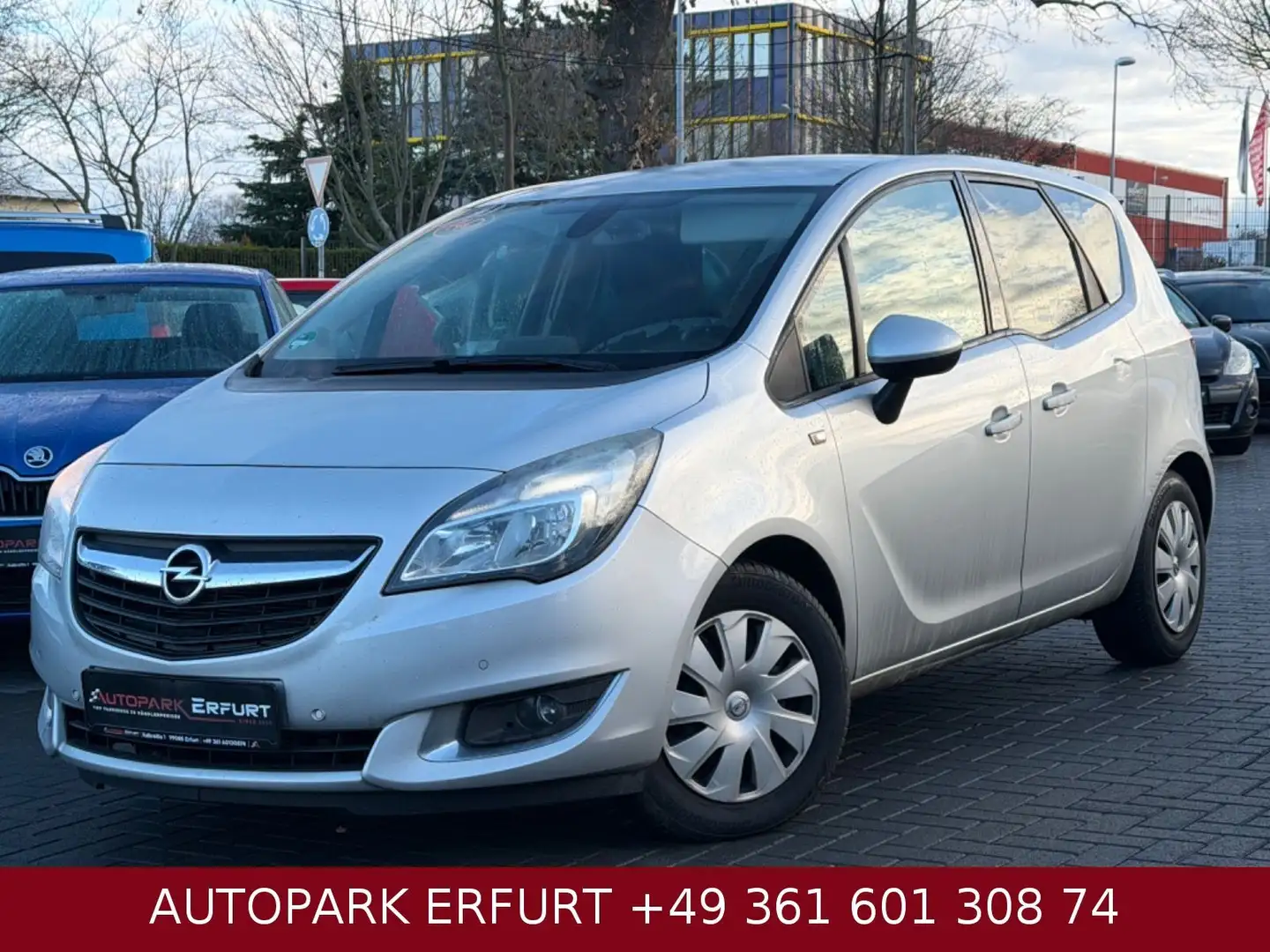 Opel Meriva B Style*Klima*Temp*StzH*Phone*PDC Zilver - 1