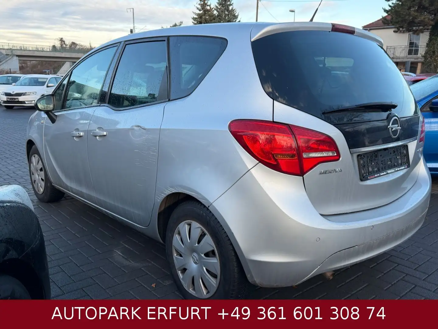 Opel Meriva B Style*Klima*Temp*StzH*Phone*PDC Zilver - 2