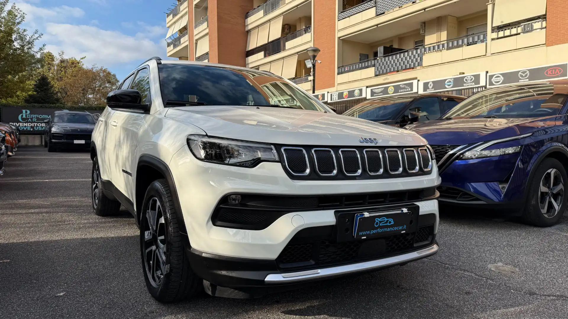 Jeep Compass 1.6MJT II 130CV 2WD LIMITED*MY22*24M.G.*R.CAM.* Blanc - 2