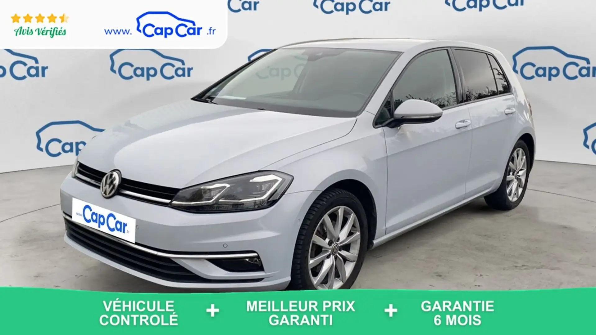 Volkswagen Golf 1.5 TSI 150 DSG7 Carat - Automatique Blanc - 1
