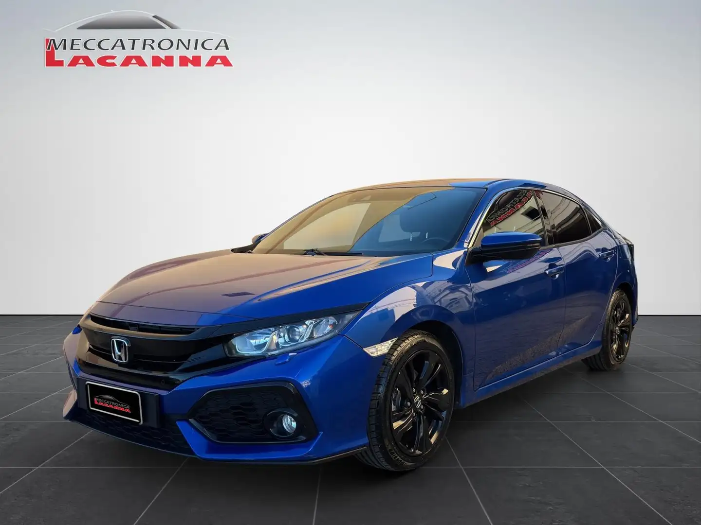 Honda Civic Civic X 2017 5p 5p 1.6 UNICO PROPRIETARIO Blu/Azzurro - 1