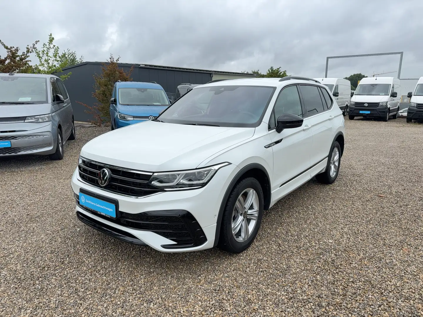Volkswagen Tiguan Allspace TDi DSG 4M R-Line Black Style Designpaket Weiß - 2