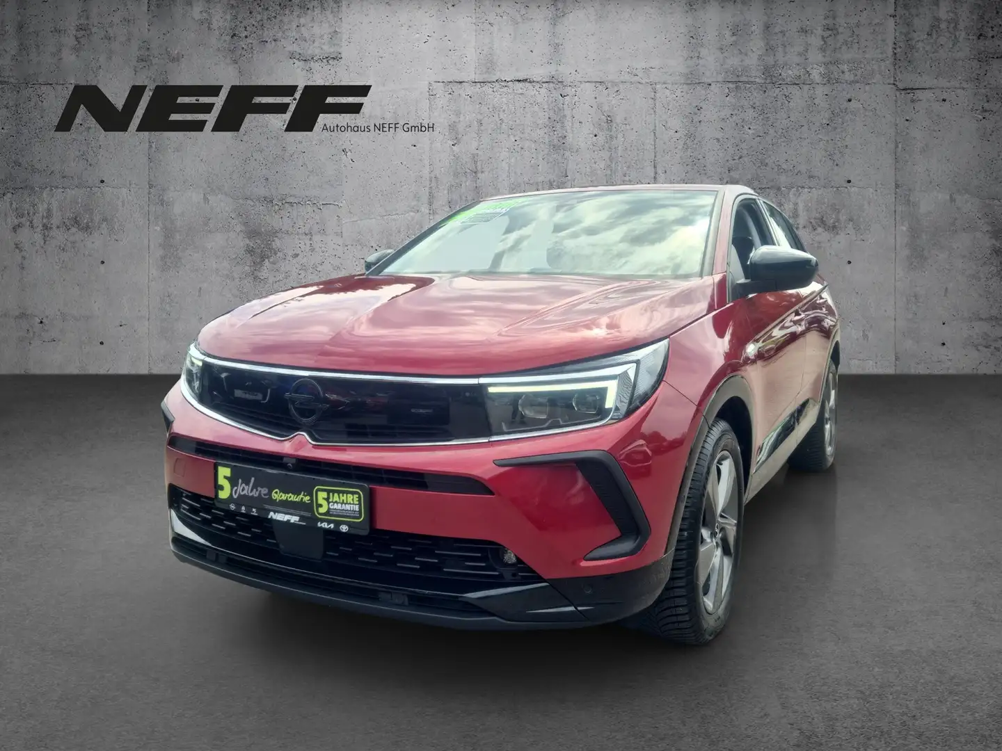 Opel Grandland 1.2 Turbo GS Line LED+SHZ+2xKlima+Kam. Rood - 2