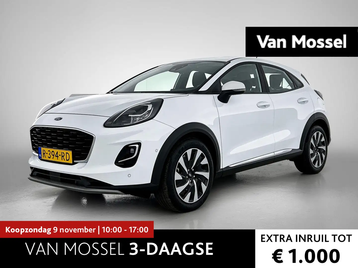 Ford Puma 1.0 EcoBoost Hybrid Titanium | ACC | Camera | Blanc - 1