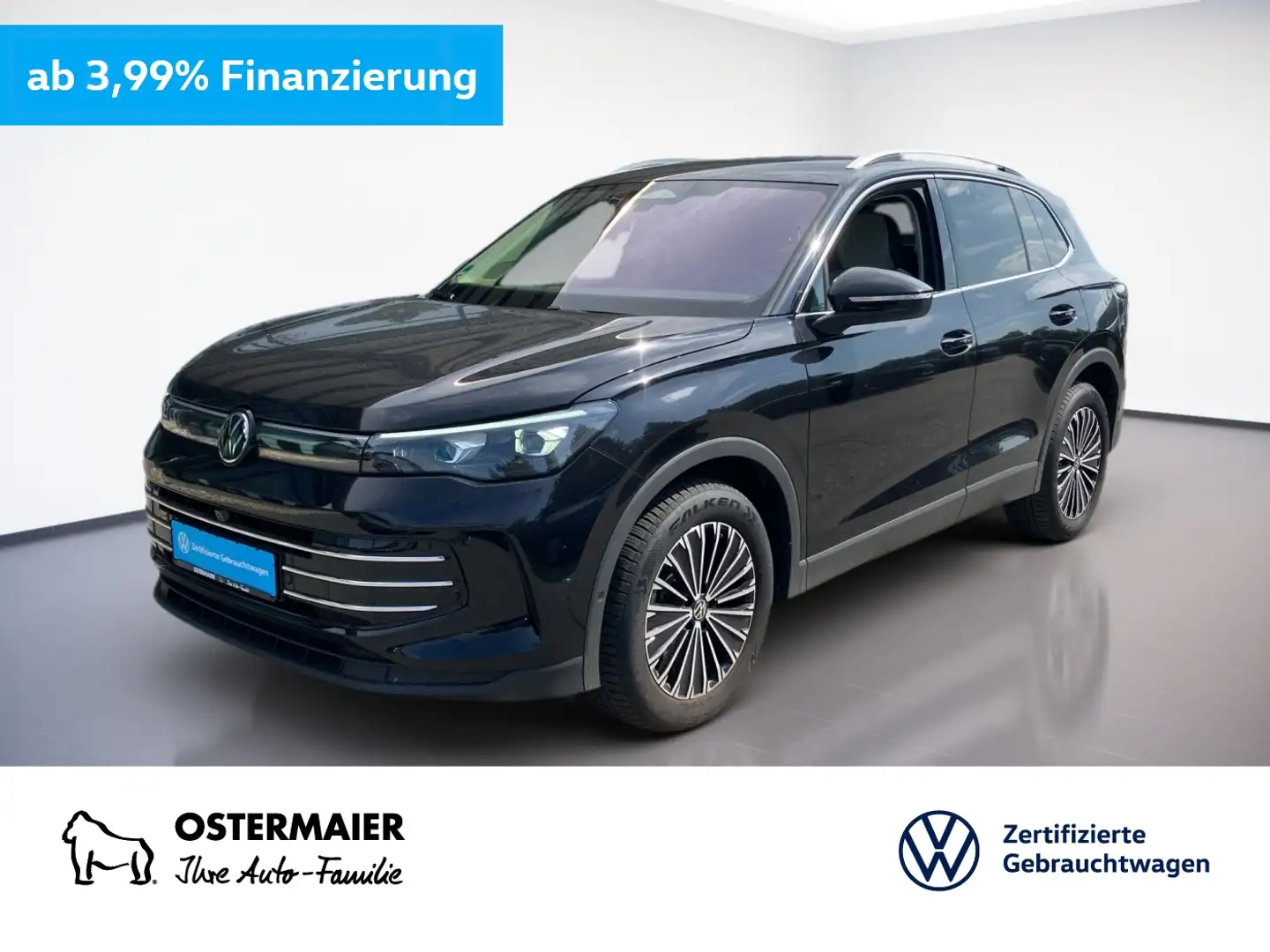 Volkswagen Tiguan ELEGANCE 2.0TDI 150PS DSG NP.58T AHK.STDHZG.AREA-V Black - 1