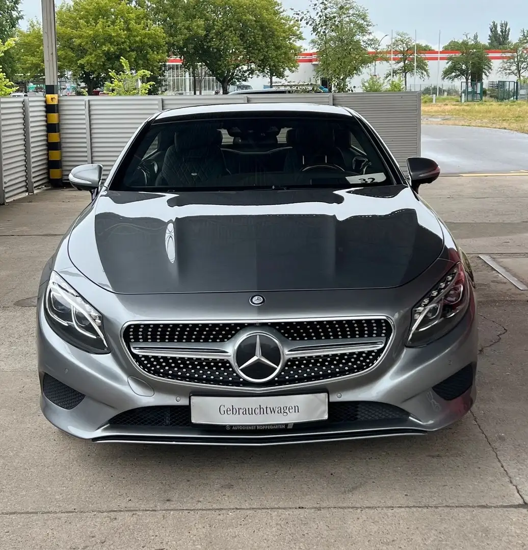 Mercedes-Benz S 500 4M Coupé DESIGNO PANO 360° KEYLESS HUD LED Gümüş rengi - 2