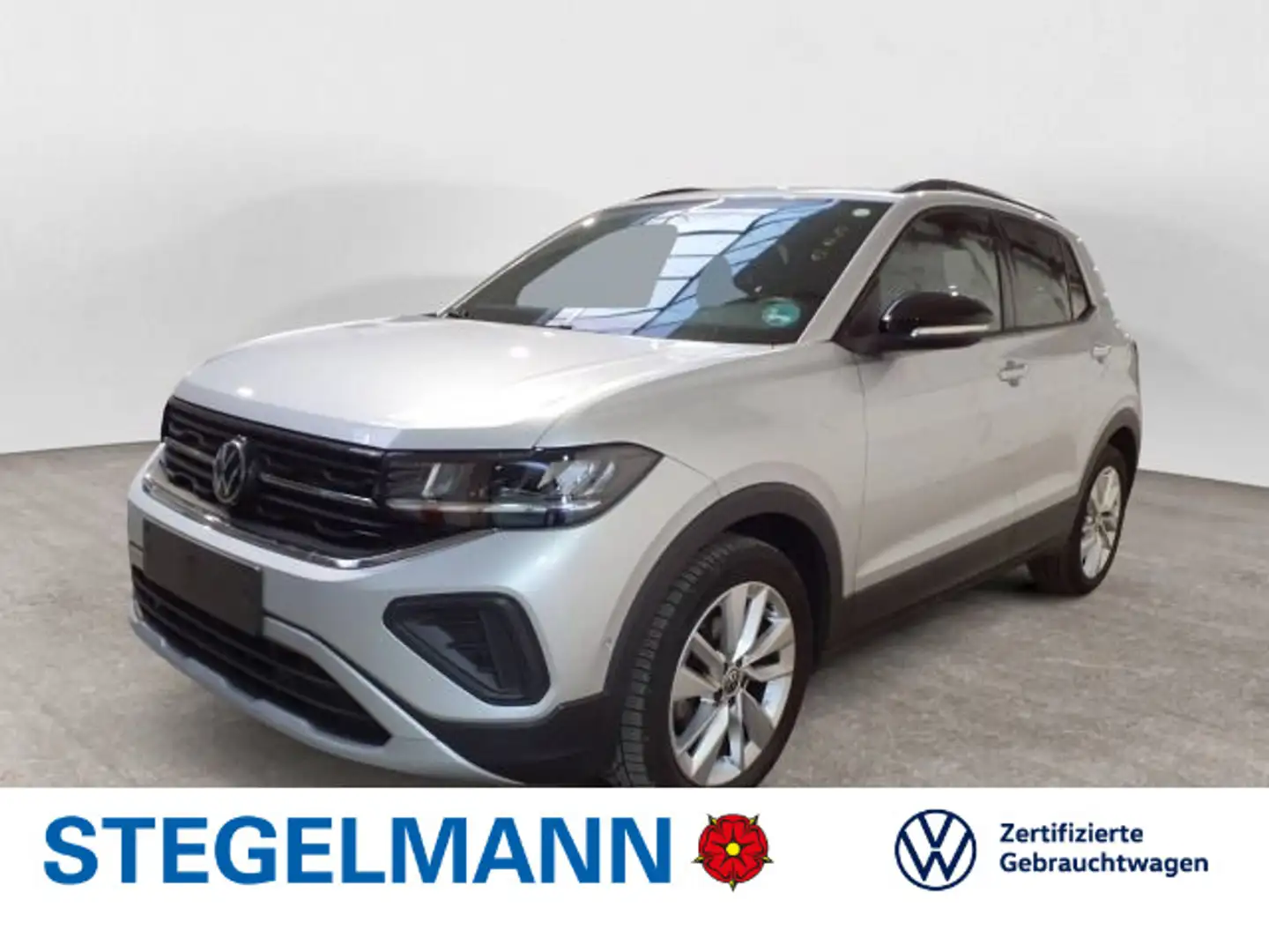 Volkswagen T-Cross 1.0 TSI DSG Goal *LED*AHK*Navi* Silber - 1