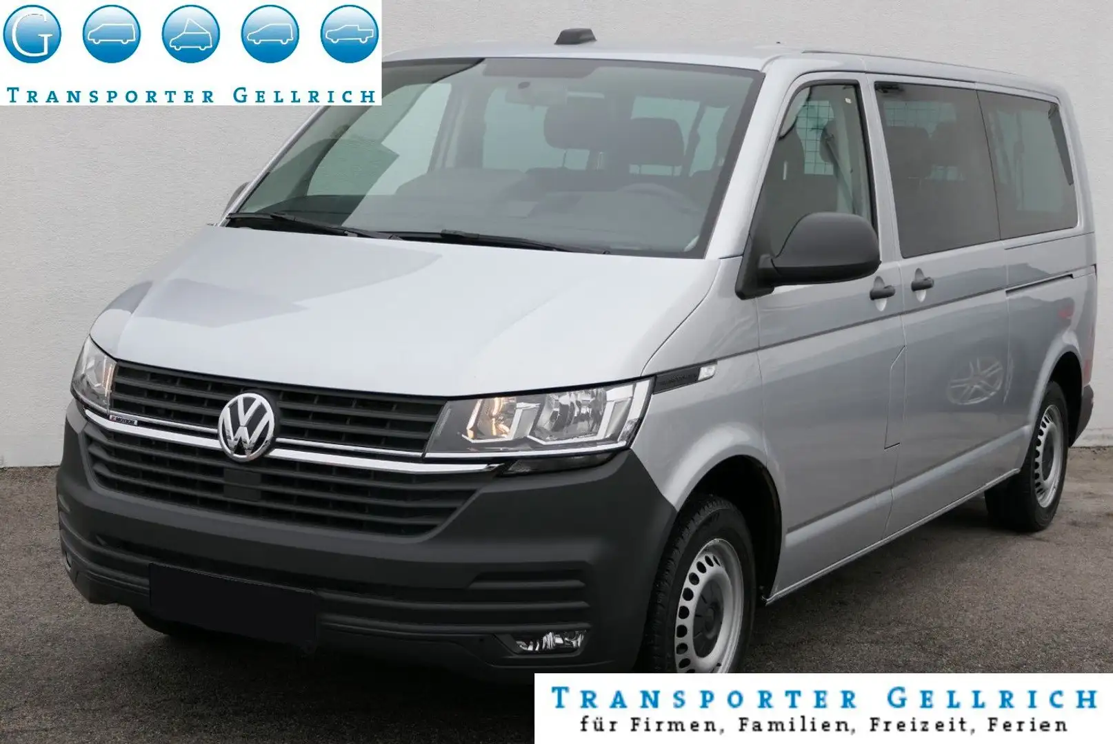 Volkswagen T6 Kombi lang 4motion DSG 8-Sitzer Standheiz Silber - 1