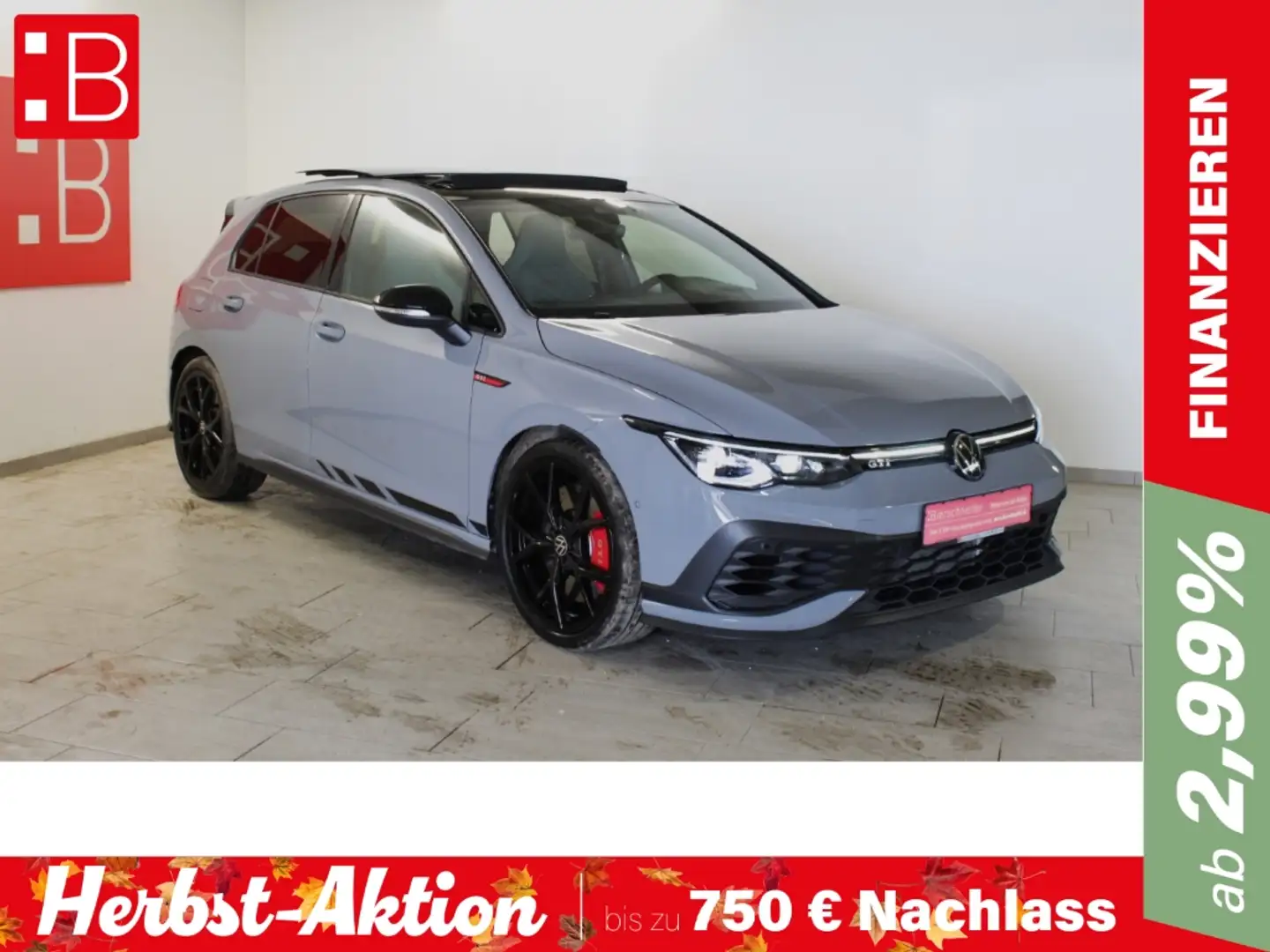 Volkswagen Golf GTI 8 2.0 TSI DSG Clubsport Black Style 19 DCC LEDER M Grau - 1