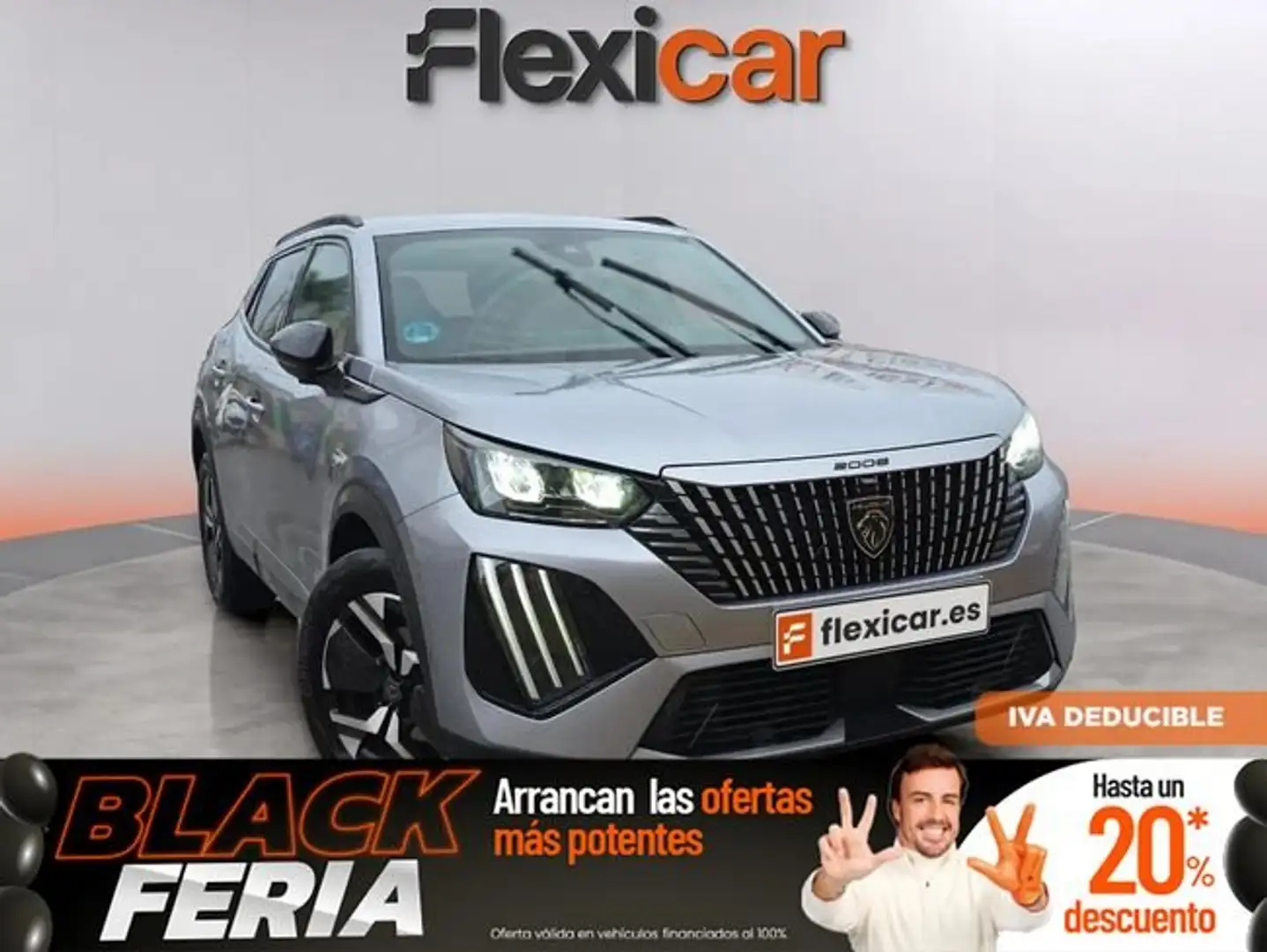 Peugeot 2008 1.2 PureTech S&S Allure EAT8 130 Gris - 1