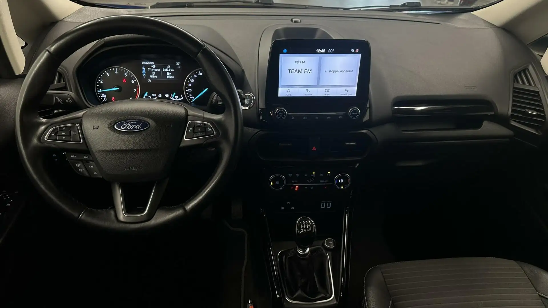 Ford EcoSport 1.0 EcoBoost Titanium CARPLAY ECC CRUISE LM. Blauw - 2