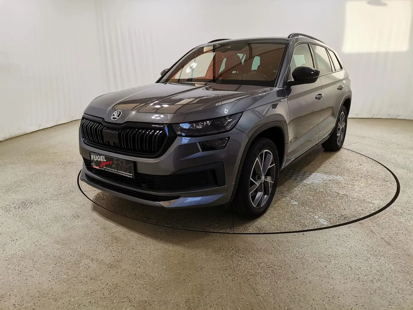 Skoda Kodiaq 2.0 TSI Sportline 4x4 Matrix|Navi|SHZ Gris - 2