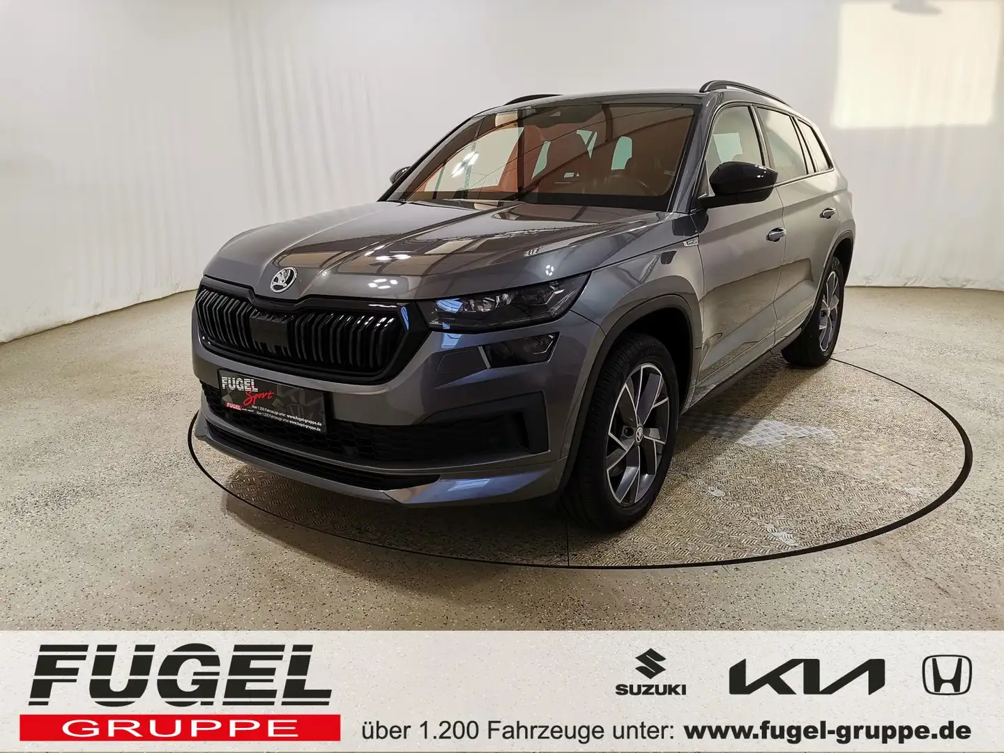 Skoda Kodiaq 2.0 TSI Sportline 4x4 Matrix|Navi|SHZ Gris - 1