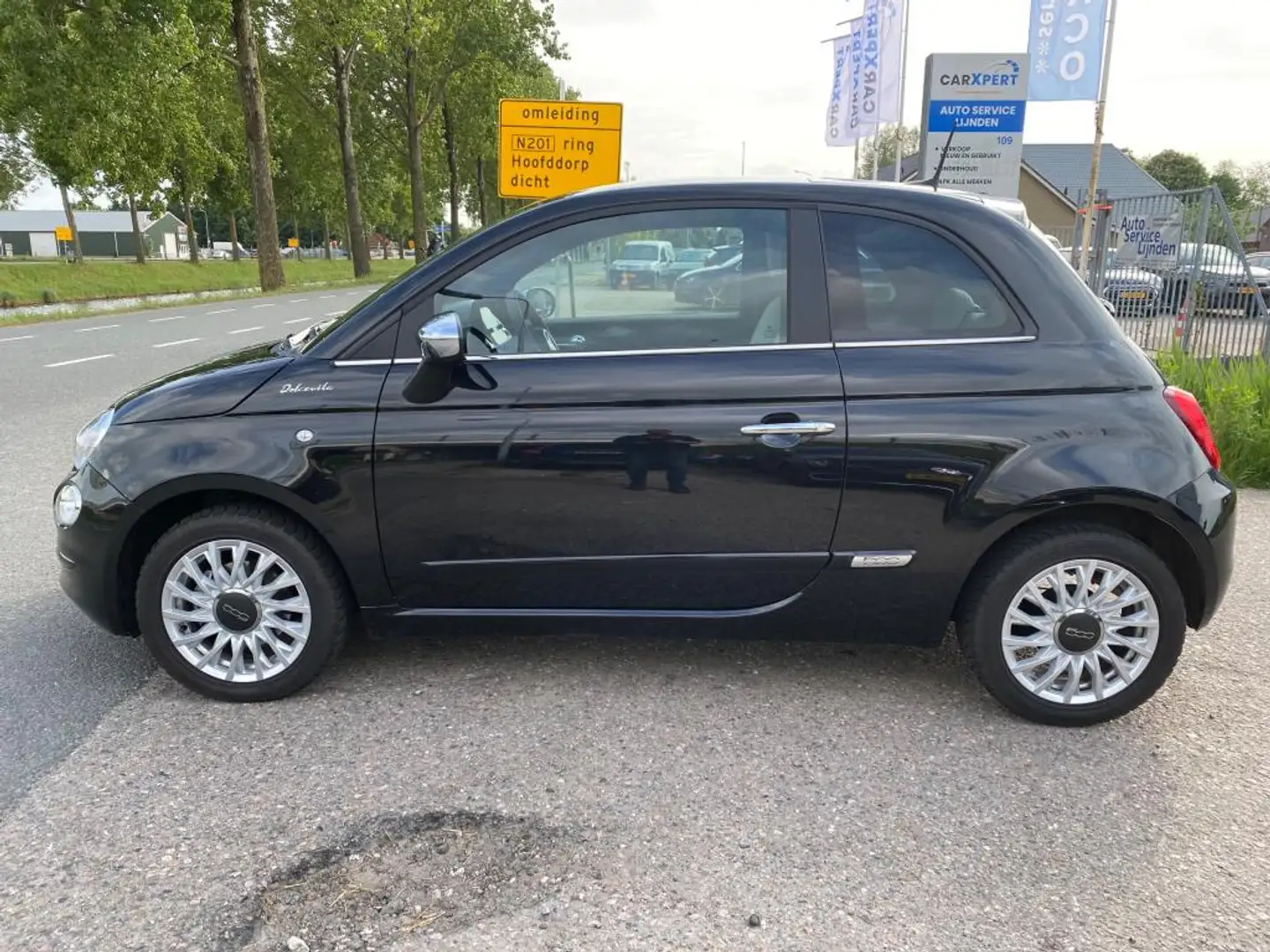 Fiat 500 1.0 Hybrid Dolcevita Zwart - 2