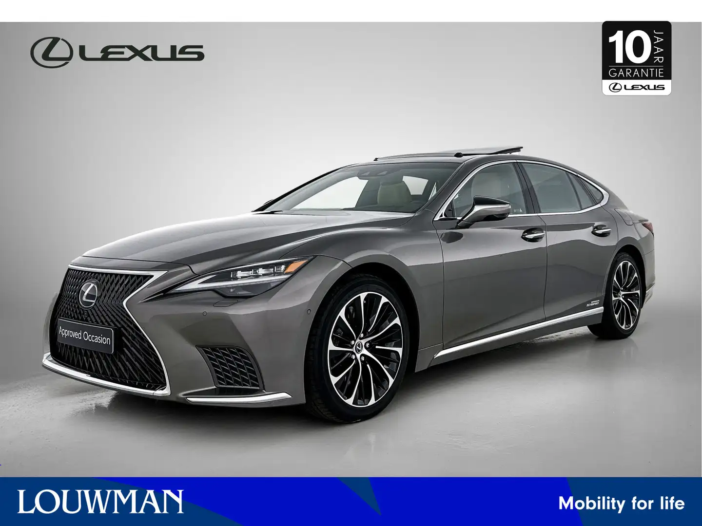 Lexus LS 500 500h AWD President Line | Luchtvering met Access-M Grijs - 1