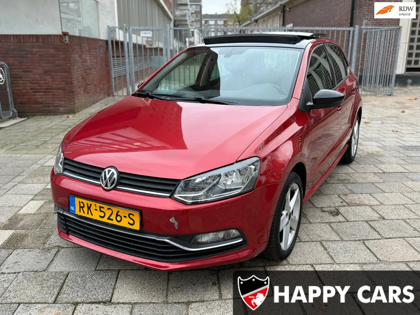 Volkswagen Polo 1.2 TSI Highline, NAVI,SHUIFDAK, Rouge - 1
