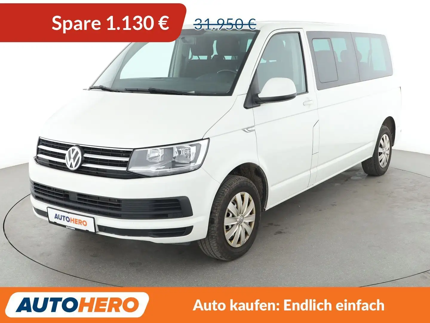 Volkswagen T6 Caravelle 2.0 TDI Comfortline lang Aut.*ACC*PDC*SHZ* Blanc - 1