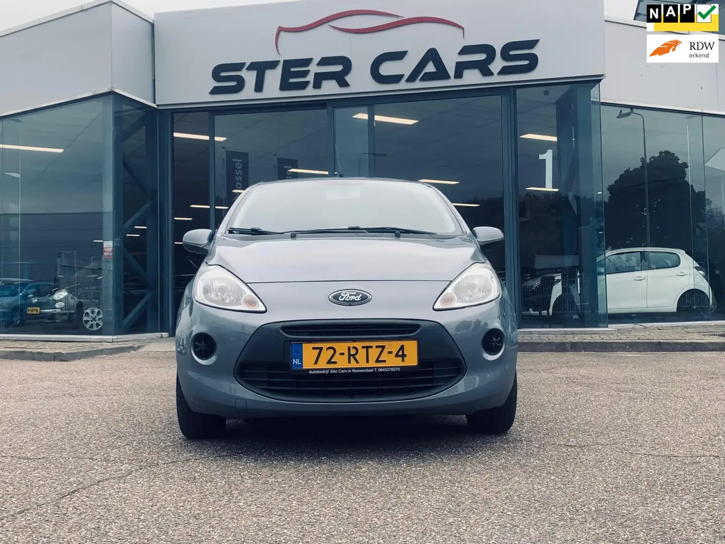Ford Ka/Ka+ 1.2 Cool & Sound start/stop, Airco, NAP, APK Gris - 1