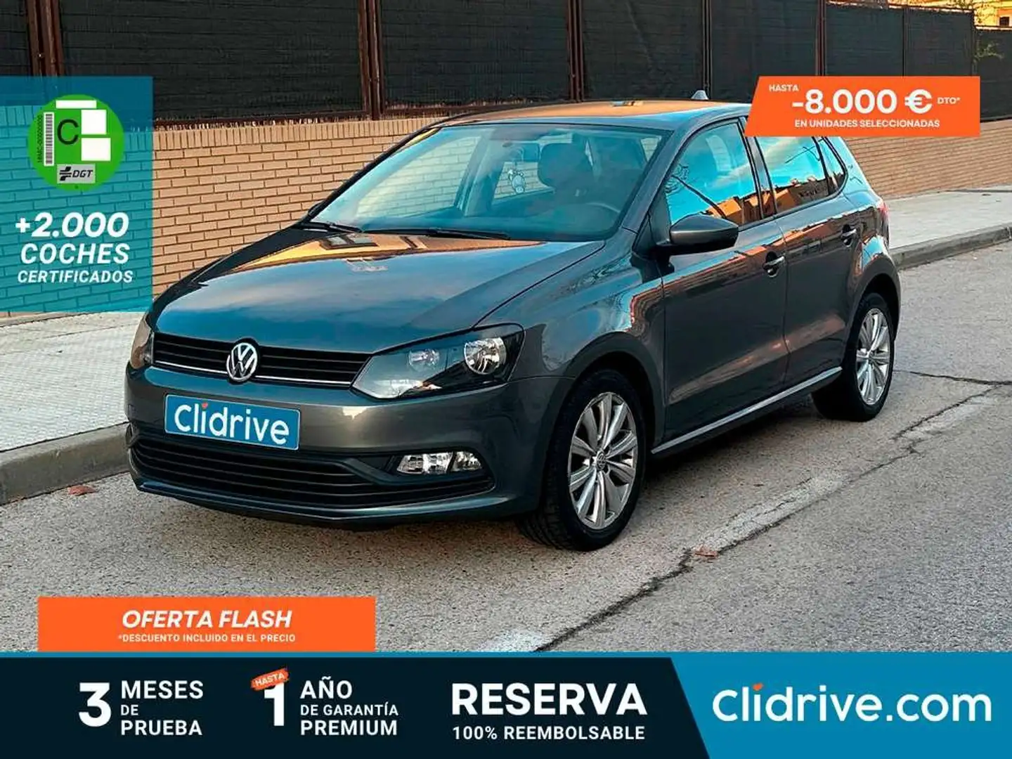 Volkswagen Polo 1.0 BMT Edition 44kW Negro - 1