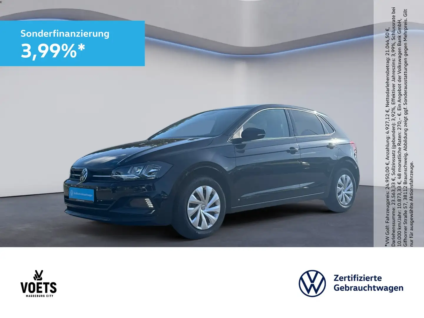 Volkswagen Polo VI 1,0 TSI Comfortline DSG*NAVI Noir - 1