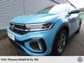 Volkswagen T-Roc Cabriolet 1.5 TSI DSG R-Line LED AHK SHZ PDC ACC Blau - thumbnail 2