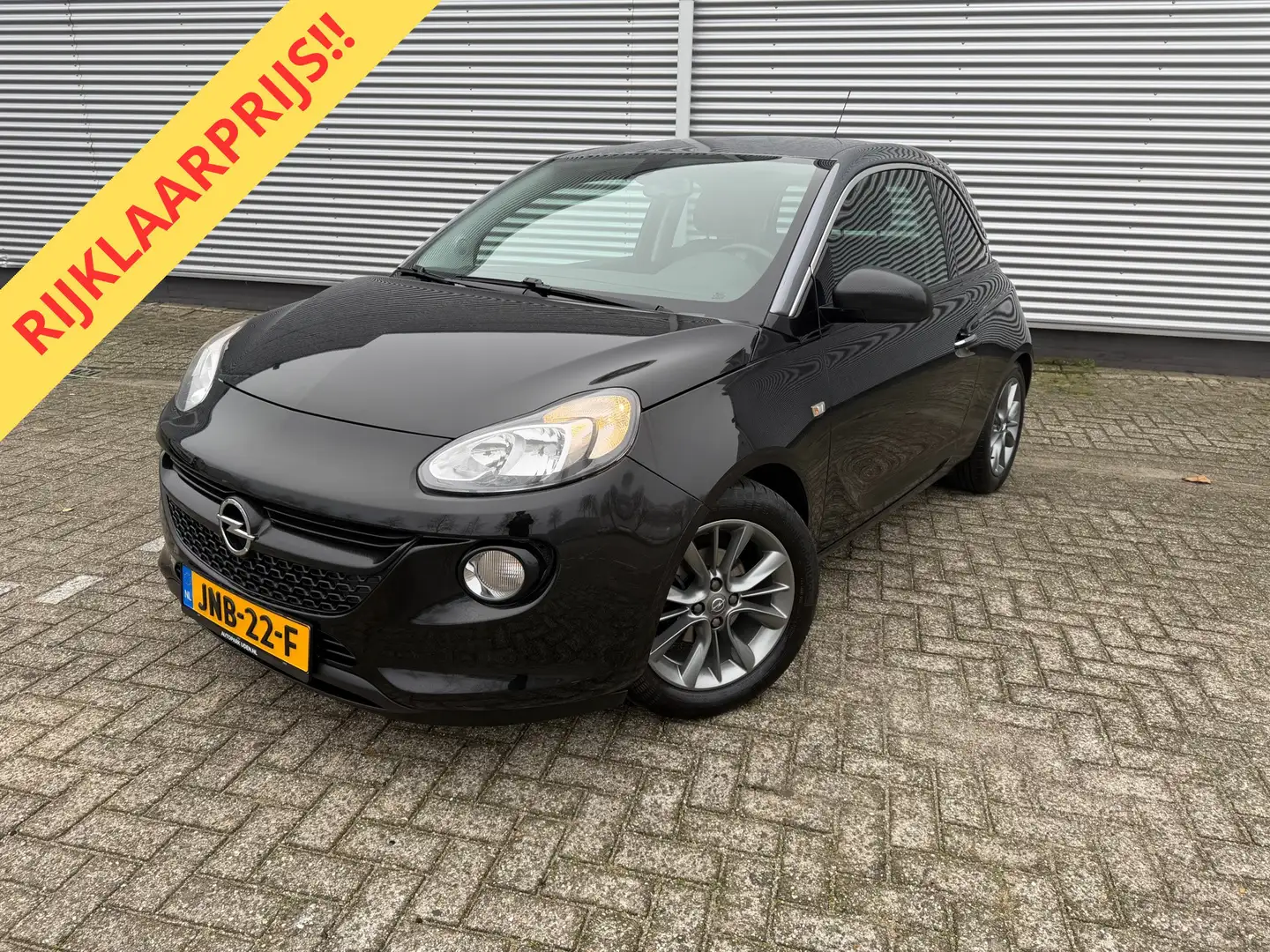 Opel Adam 1.0 Turbo Rocks Ilvy Favourite,airco,cruisecontrol Zwart - 1