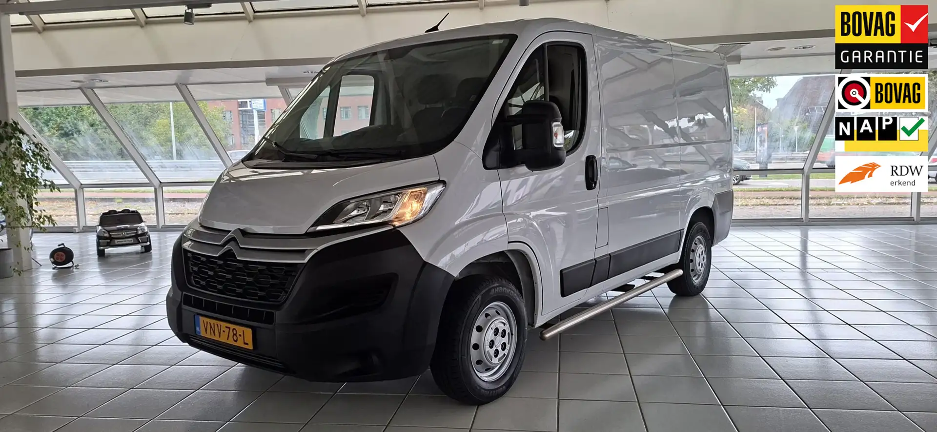 Citroen Jumper 30 2.2 BlueHDi 120 L1H1, nieuwe versn. bak/navi/cr Wit - 1