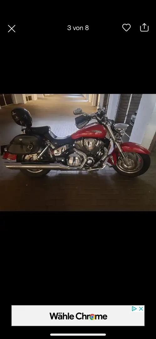 Honda VTX 1800 Czerwony - 1